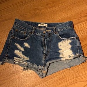 Pull&Bear blue short jeans